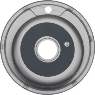 Мойка 490 Melana 0,8/180 хром с сифоном (002 t *12)